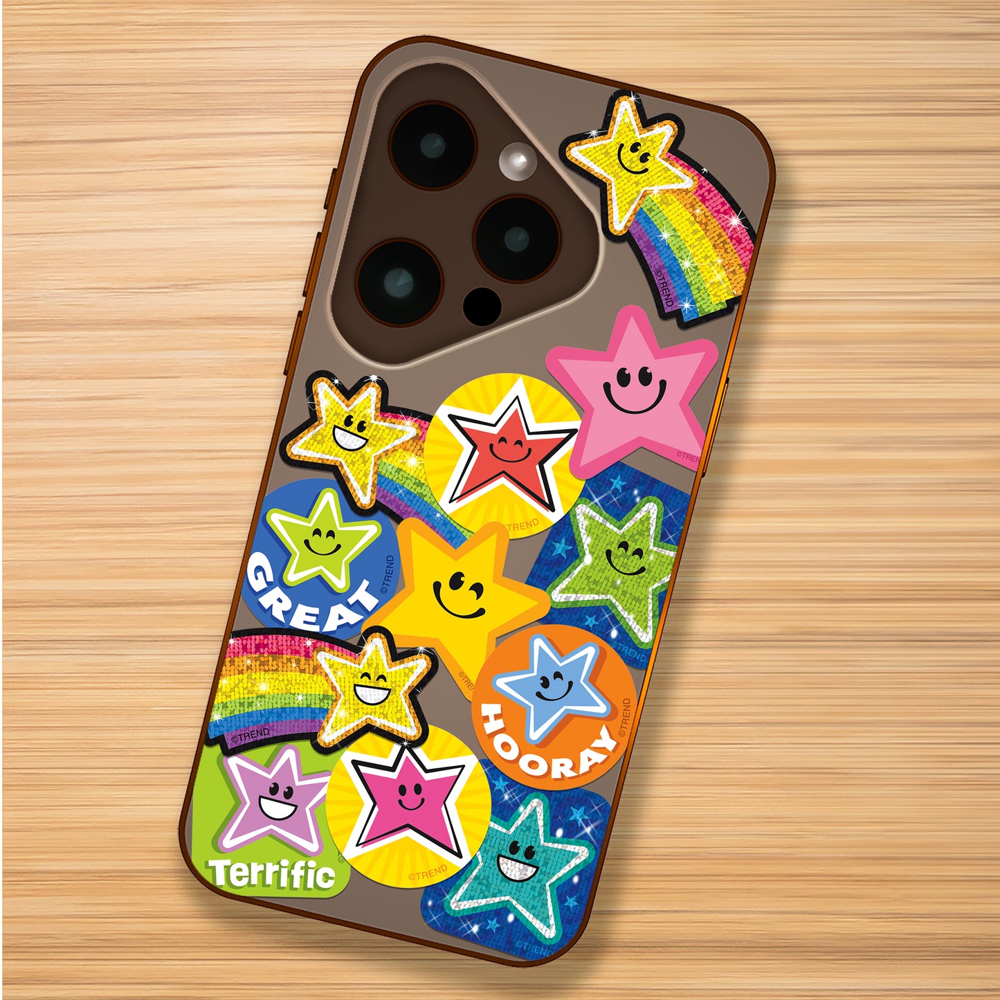 TREND Scratch 'N Sniff All Stars – 240ct Scented Stickers, Star Celebration Pack