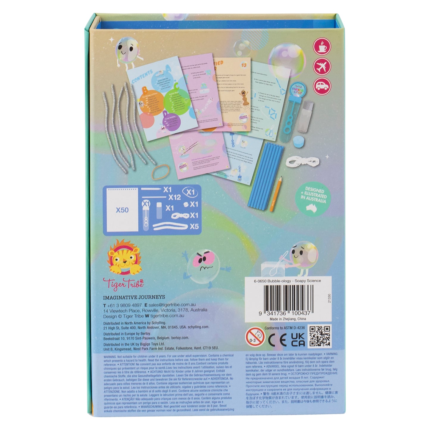 Tiger Tribe Bubble-Ology Soapy Science Activity Kit