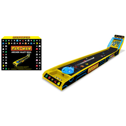 Pac-Man Edition Arcade Alley-Ball Premium Series 3-Foot Track Game