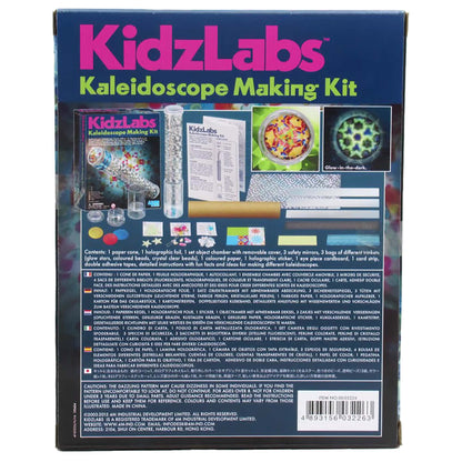 4M KidzLabs Kaleidoscope Making Kit - DIY Optical Light Toy, Mystic Glow