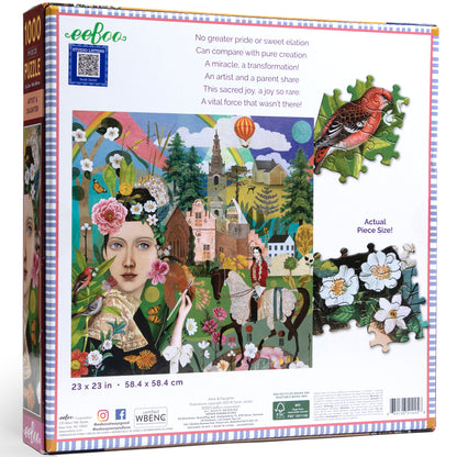 Piece&Love Artist & Daughter Countryside Jigsaw Puzzle - 1000 pc