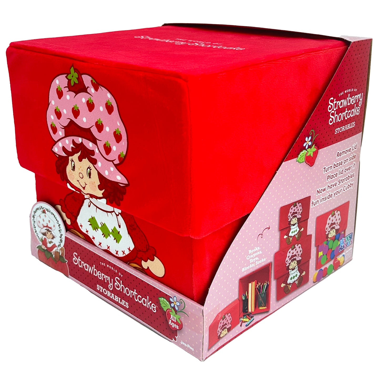 Strawberry Shortcake Storable 12" - Licensed Character Themed Bin