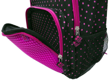 Pixie Crew Creative Backpack - Black/Fuchsia with Silicone Panel
