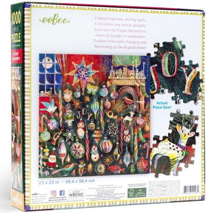 Piece&Love: Holiday Ornaments - 1000 pc Puzzle