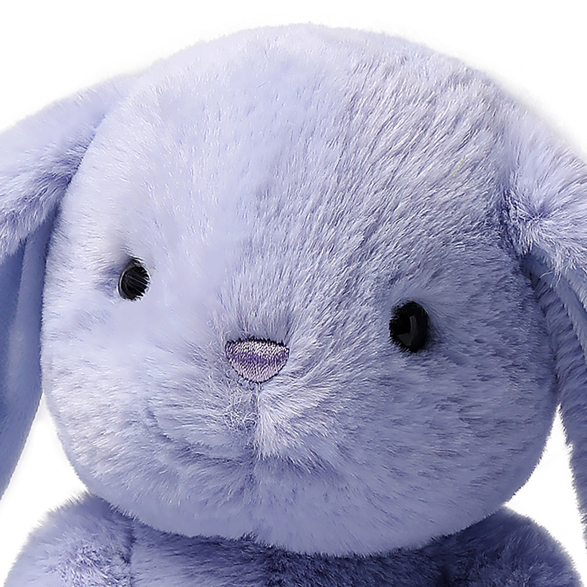 Forest Series Iris Purple Smiling Rabbit 9.8" plush with soft texture and friendly face