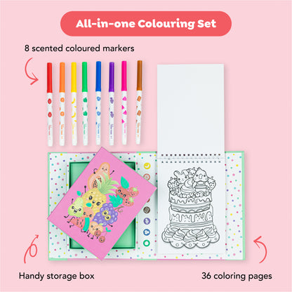 Tiger Fruitie Cutie Scented Coloring Set