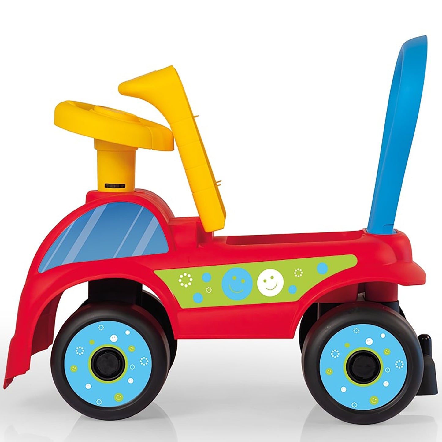 Dolu - Walk & Drive - Adventure Ride-On Toy Vehicle - Red & Blue