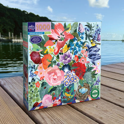 Piece&Love Spring Bouquet Jigsaw Puzzle - 1000 pc