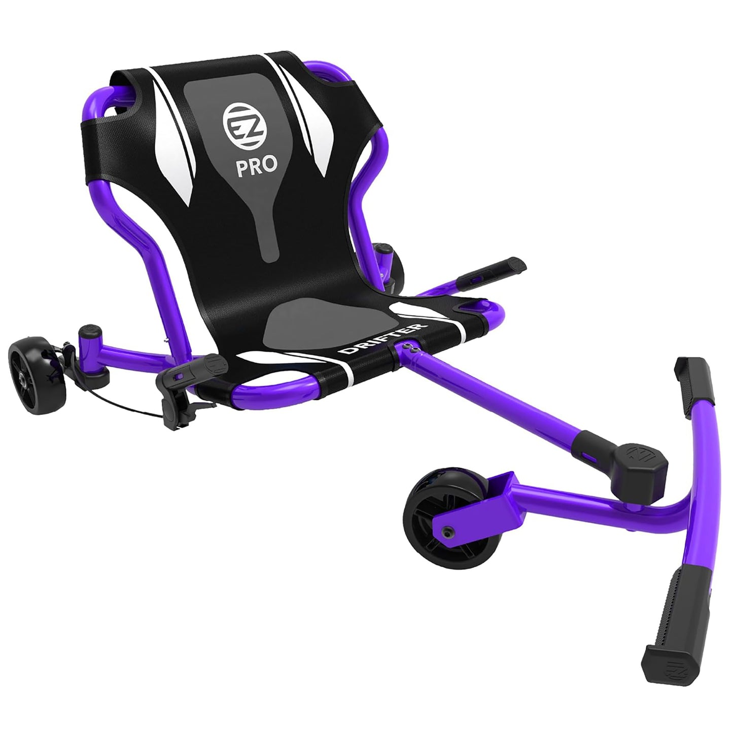 EzyRoller Drifter Pro X purple ride-on toy with steering handles
