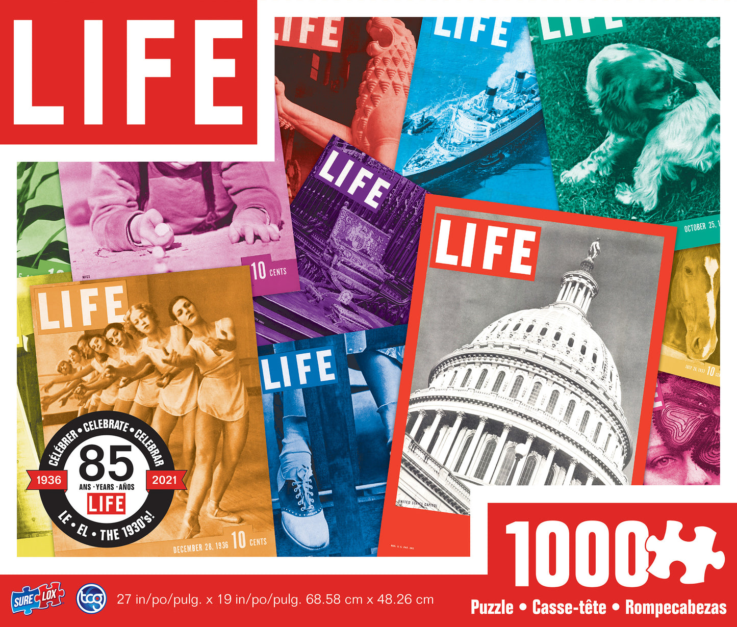 Life Brand 85th Anniversary Jigsaw Puzzle - 1000 pc