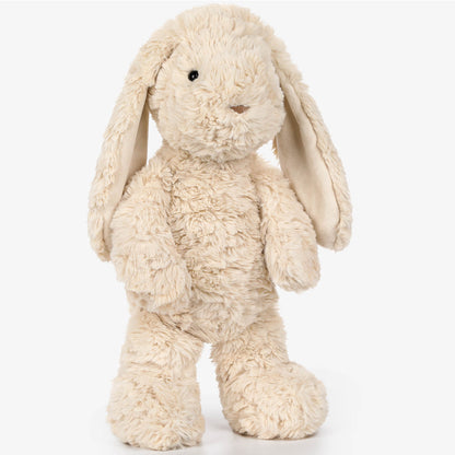 MCHUGS Forest Series Nina Rabbit 9.8-inch plush in cream, standing upright with long ears