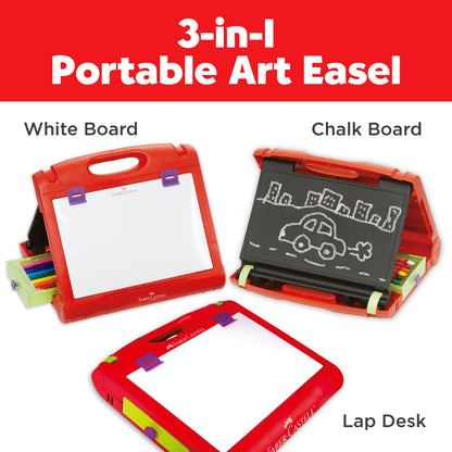 Faber-Castell Do Art Travel Easel - Portable Art Kit for Kids