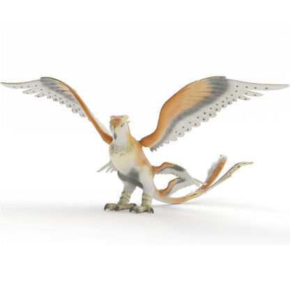 Wizarding World Thunderbird toy figure with brown and white feathers, wings spread, detailed claws