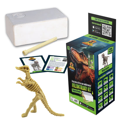 Dino Explorers: AR Dinosaur XL & Brick Combo - Velociraptor Sound Figure