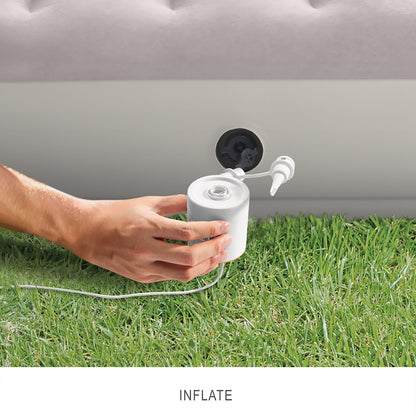 Quick-Fill Electric Air Pump USB150 inflating airbed outdoors