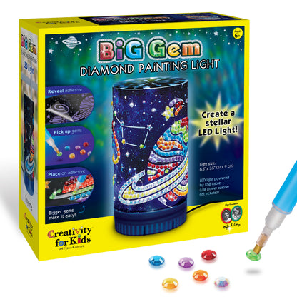 Creativity for Kids Big Gem Diamond Painting Night Light Kit