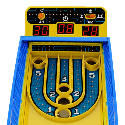Pac-Man Edition Arcade Alley-Ball Premium Series 3-Foot Track Game