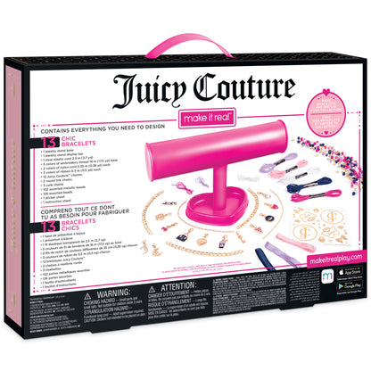 Juicy Couture Dazzle & Display DIY Bracelet Kit - 261pc, Hot Pink