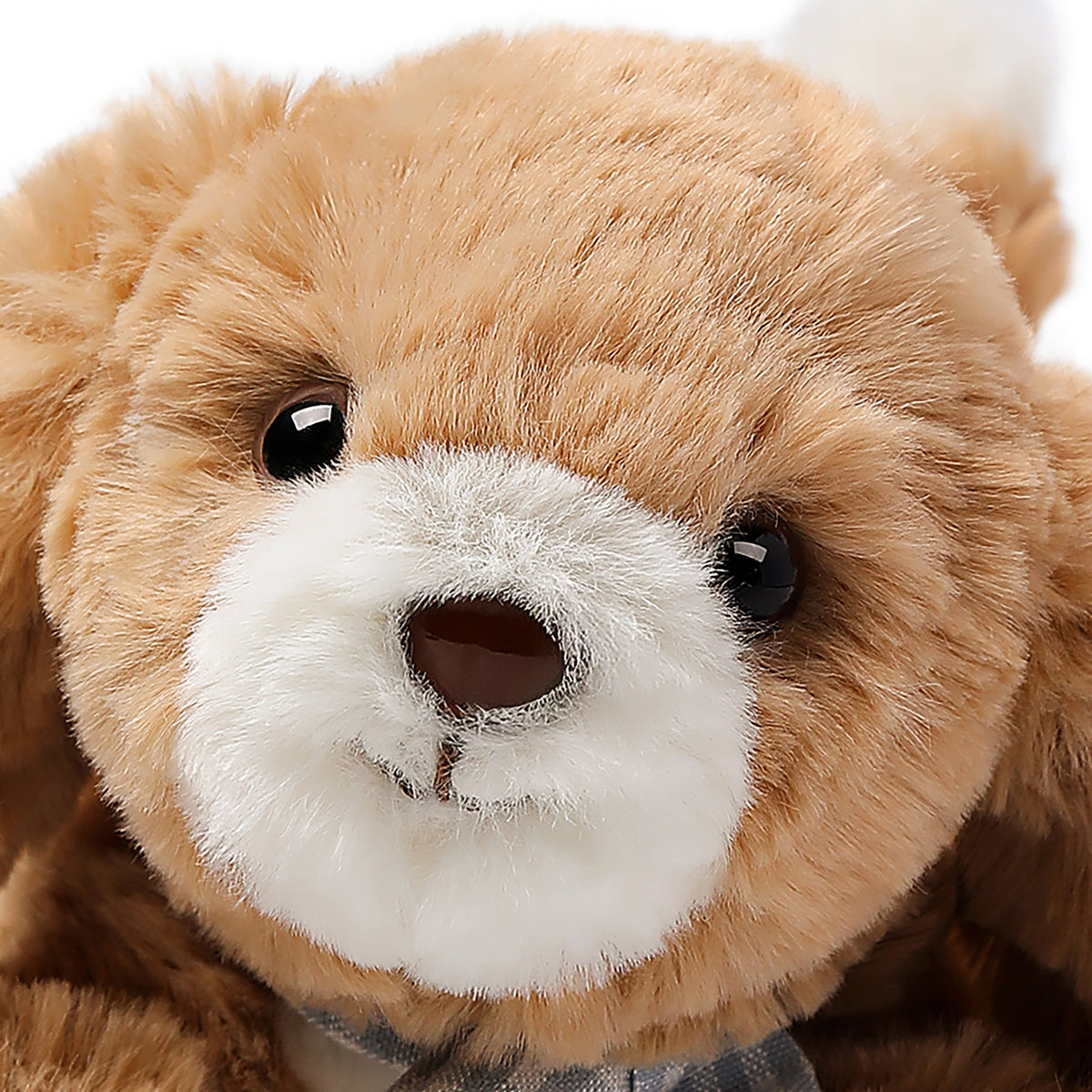 Cute Pet Series Cocker Spaniel 7" plush toy with tan and white coloring and sweet expression