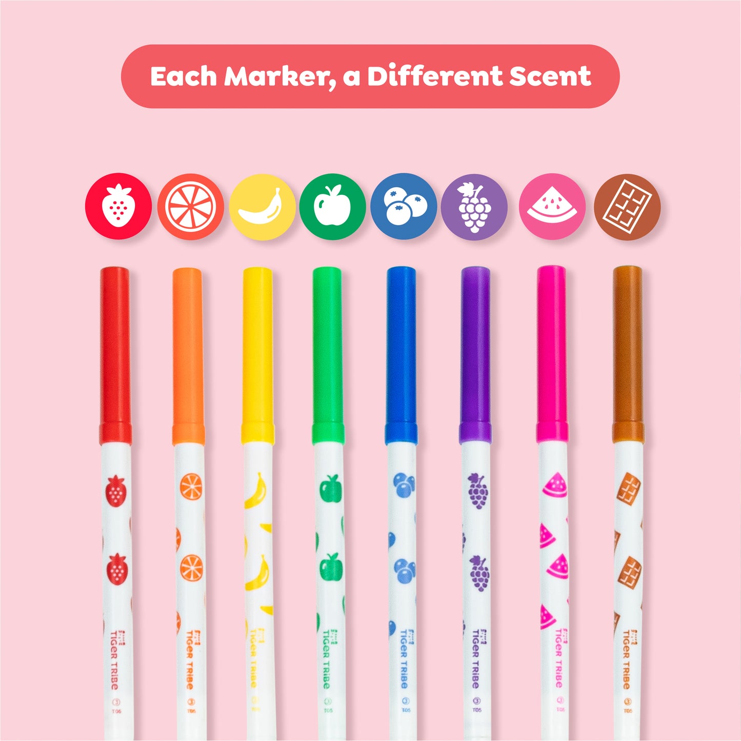 Tiger Fruitie Cutie Scented Coloring Set