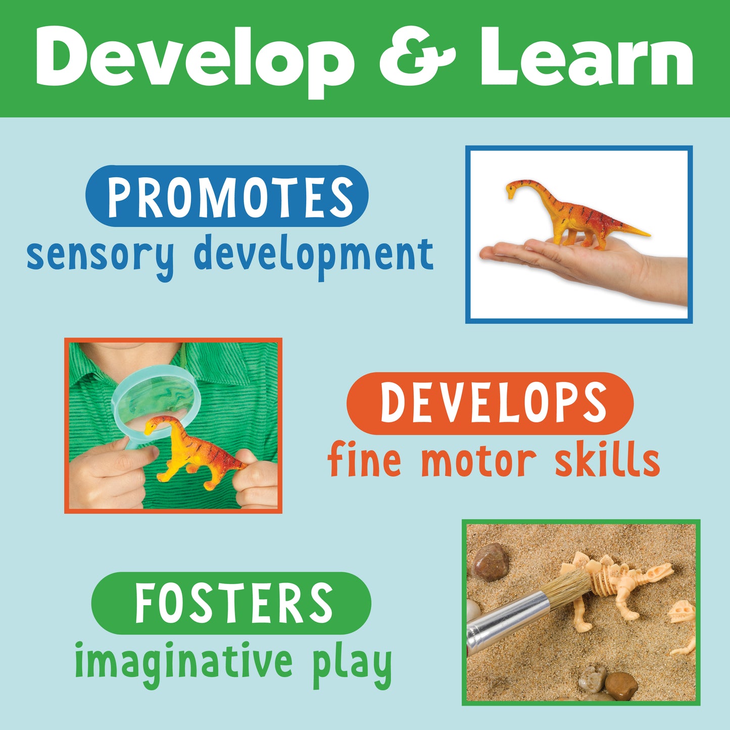 Creativity for Kids Sensory Bin: Dinosaur Dig - Prehistoric Play Set