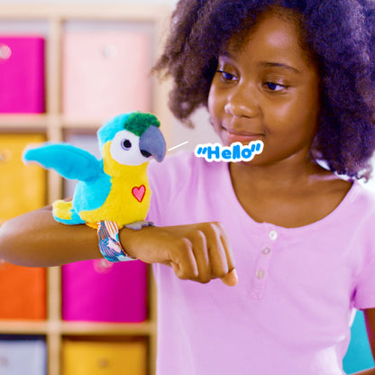 Happy Yappers Interactive Birds 2 Pack: Cockatoo & Blue Parrot