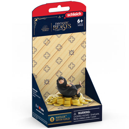 Schleich Wizarding World Niffler with Gold figure toy in packaging