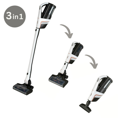 Miele Triflex HX2 Pro white toy vacuum cleaner, 3-in-1 convertible design