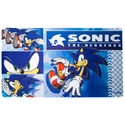 Sonic the Hedgehog Playmat - Blue neoprene gaming mat with Sonic character graphics