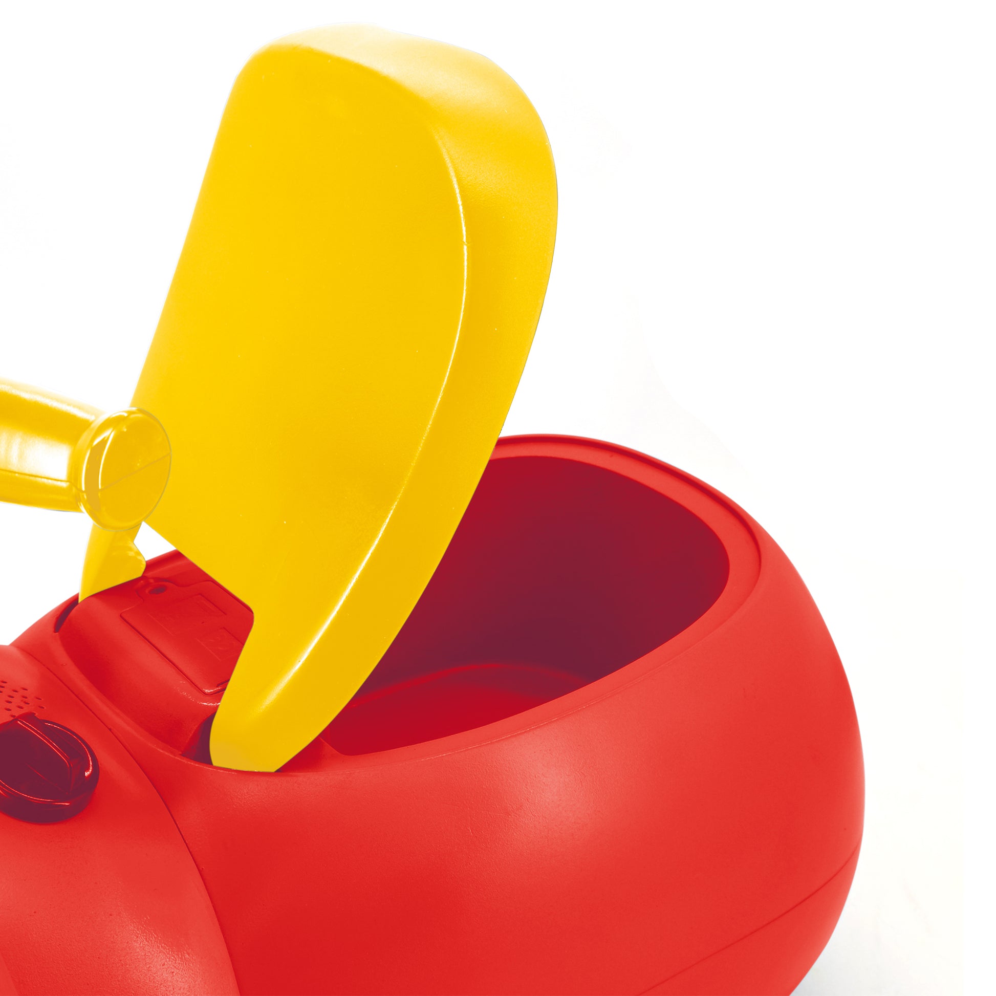 Kiddieland Zoom Zoom Ride On Mickey red and yellow foot-to-floor toy with lights