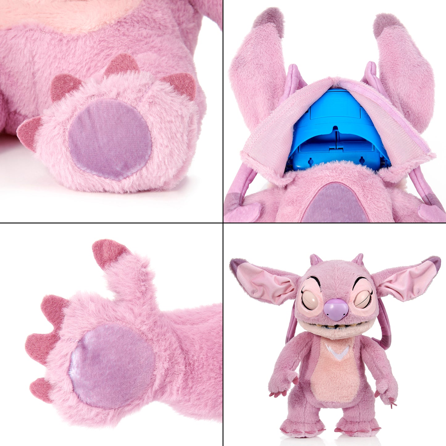 Disney RealFX Angel Puppet pink plush toy with interactive features