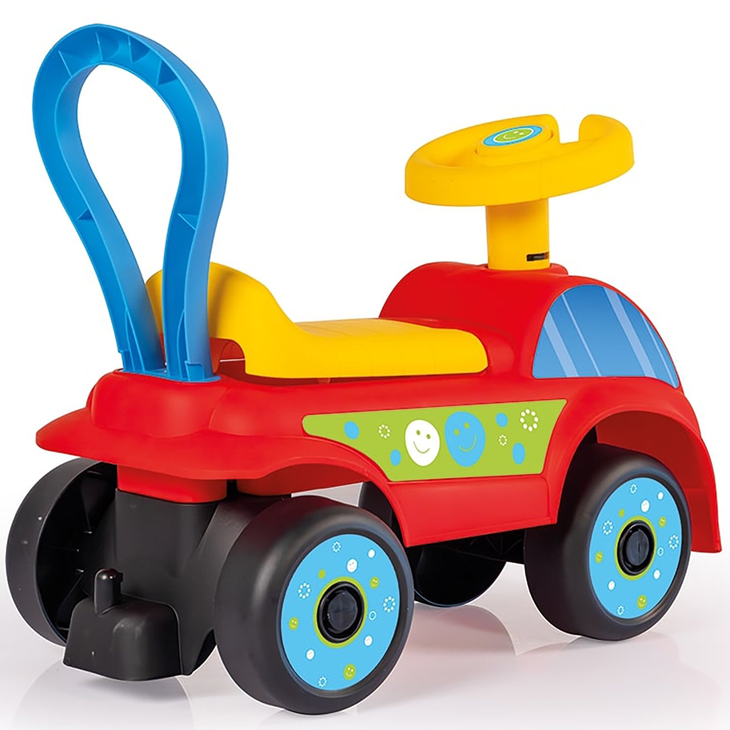 Dolu - Walk & Drive - Adventure Ride-On Toy Vehicle - Red & Blue