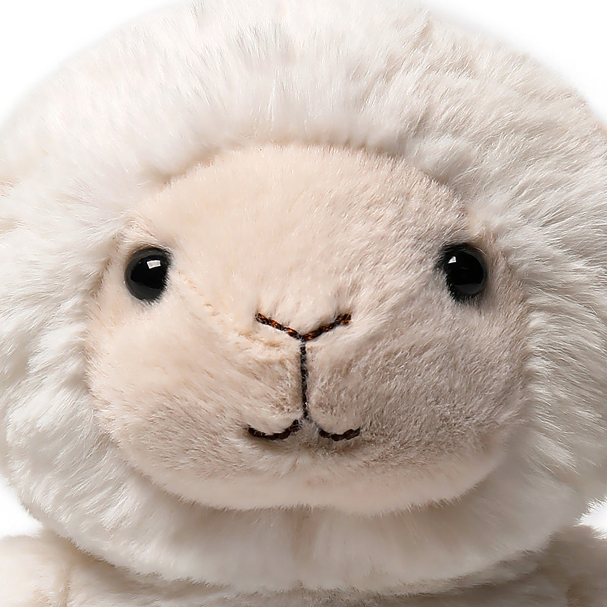 McHugs Kindergarten Series Caring Mother Sheep 9.8-Inch Plush with white fluffy texture and gentle smiling face