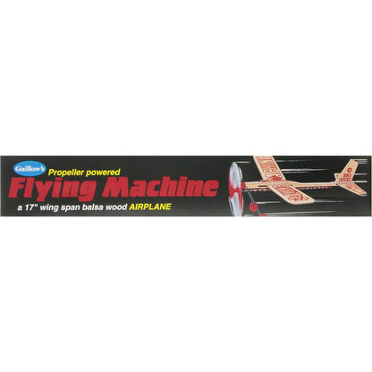 Guillow's Propeller Powered Flying Machine balsa wood airplane kit with 17 inch wing span