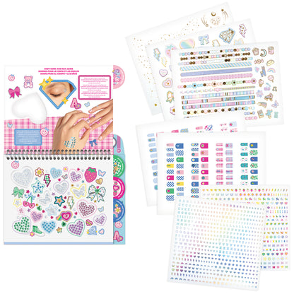 Make It Real Bejeweled Cosmetic Activity Kit - Nail Art & Body Gems for Kids, 8+
