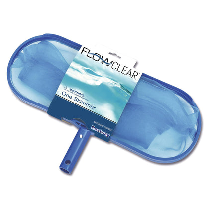 Flowclear Aqua Net Pool Cleaning Skimmer 17 inch blue mesh net with handle