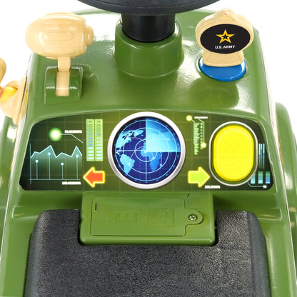 Kiddieland - Lights N' Sounds Activity Truck - U.S. Army Ride-On