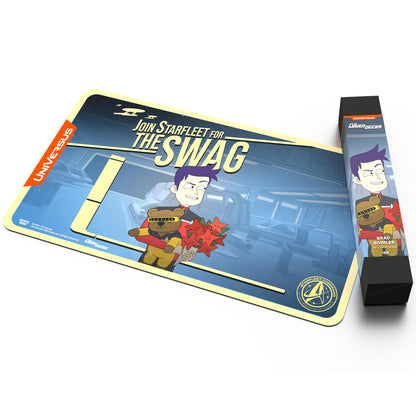 Star Trek Lower Decks Brad Boimler Playmat - 24x14" Neoprene Mat, Tabletop Card Game Accessory, Officially Licensed by UVS Games