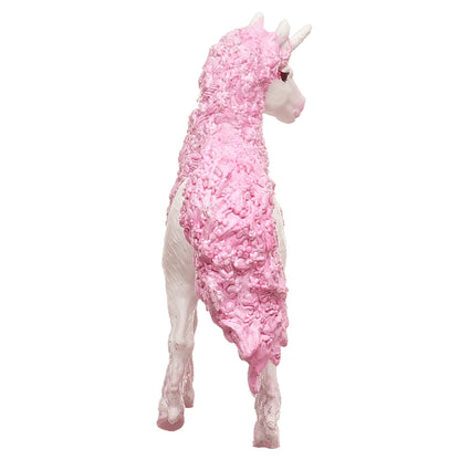Schleich Bayala Flower Unicorn Mare pink and white figurine with glitter