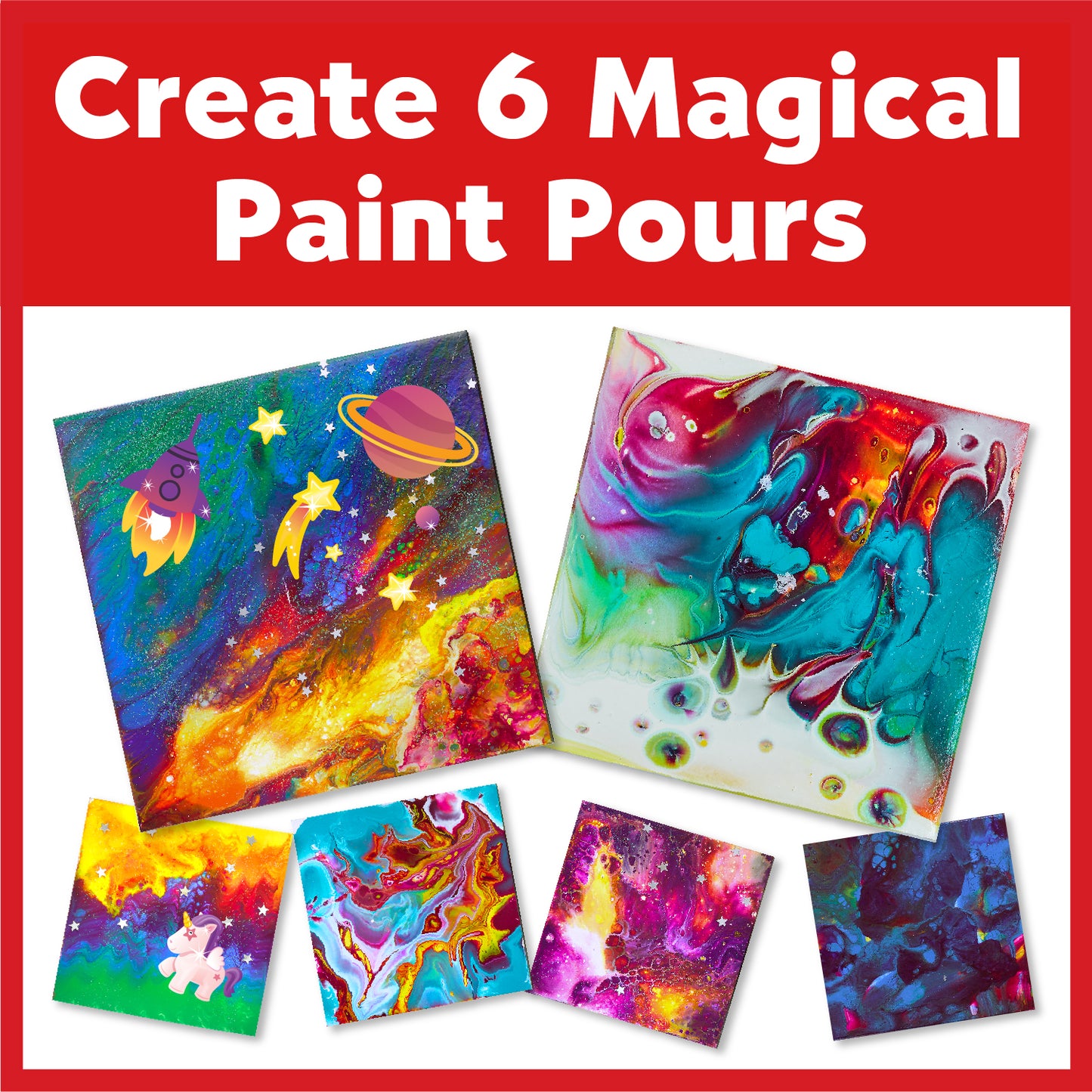 Faber-Castell Do Art Paint Pour Studio - Color Splash Kit