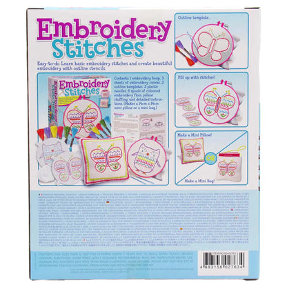 Easy-To-Do Embroidery Stitches Beginner's Kit