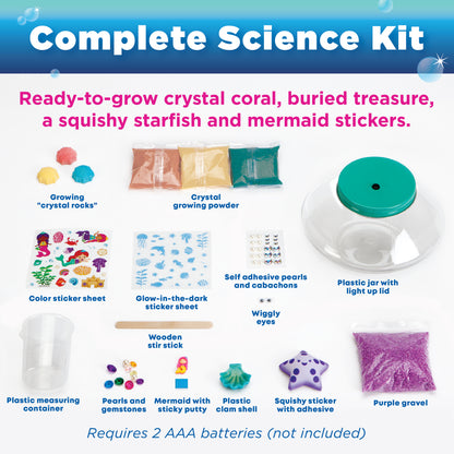 Creativity for Kids Crystal Mermaid Terrarium - Grow Your Own Crystals