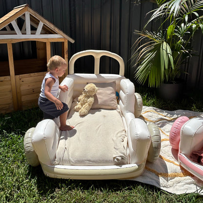 Sunnylife Kids Summer Van Sleepover Bed - Inflatable Indoor-Outdoor Fun