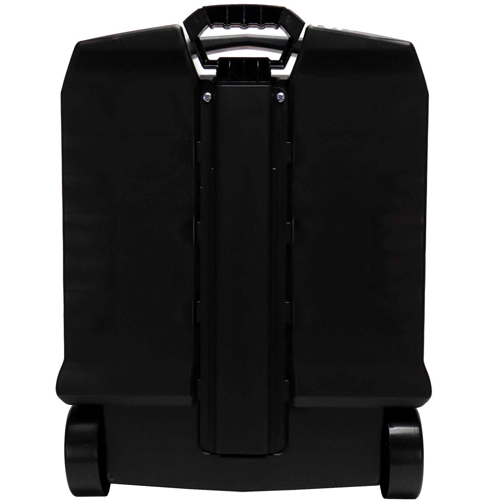 Hot Wheels 100-Car Rolling Storage Case with retractable handle, black