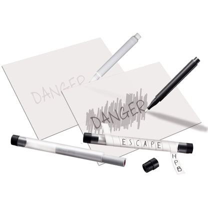 KidzLabs Spy Science kit with markers, blank cards, and invisible ink pen