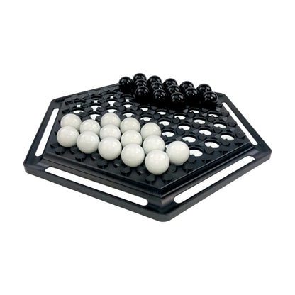 Abalone Classic Strategy Board Game, Handmade Oak Edition