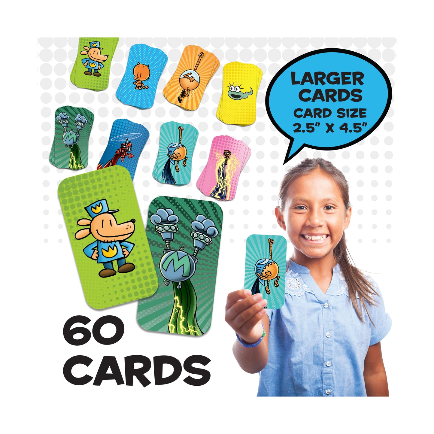 Dog Man Supa Buddies Quick-Flip Card Game