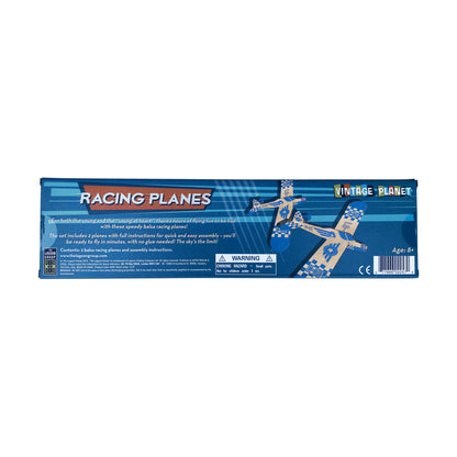 Vintage Planet Balsa Wood Racing Planes Set