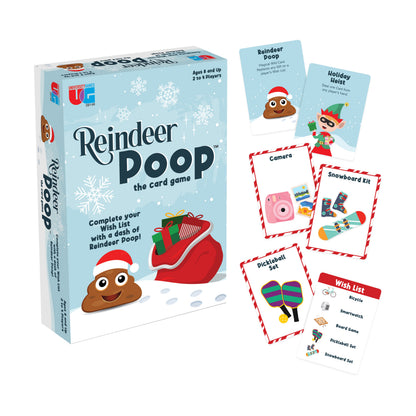 Reindeer Poop Festive Family Card Game