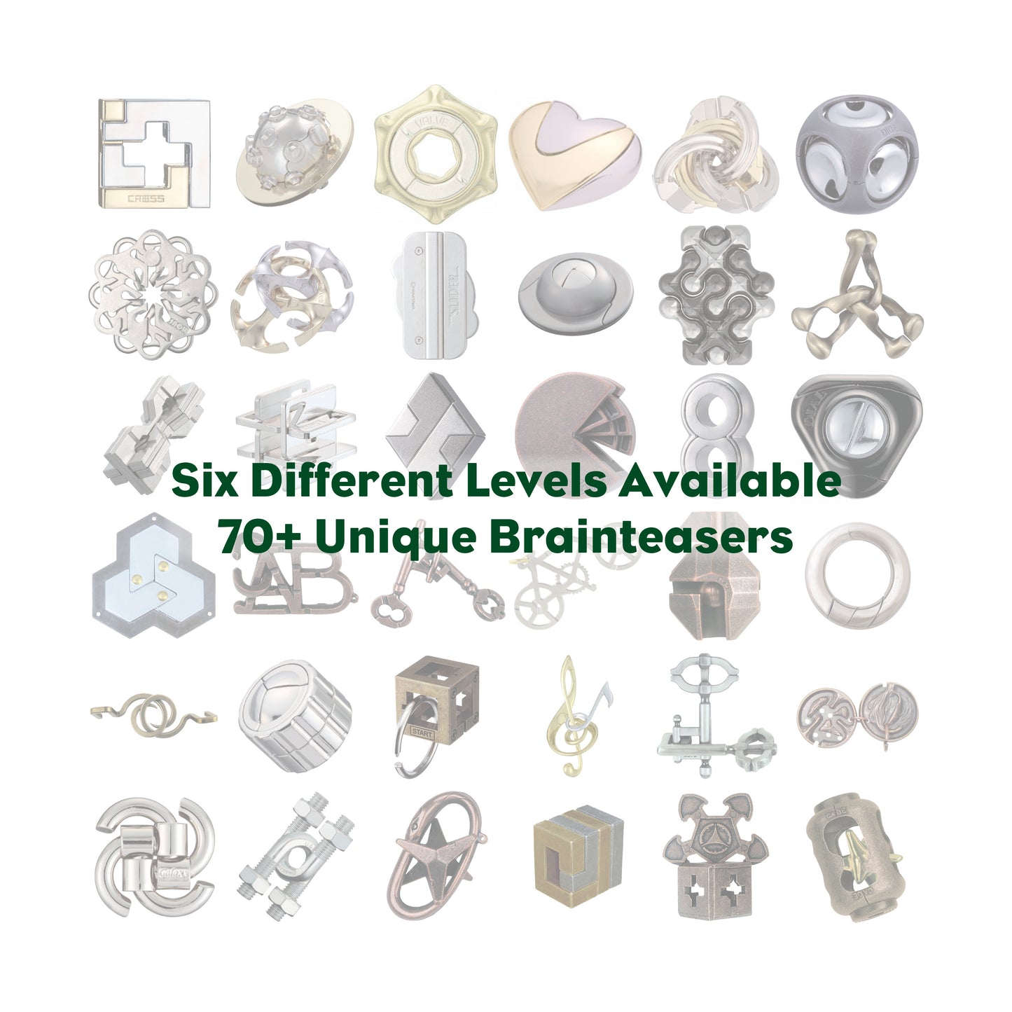 Hanayama Level 3 Cast Puzzle - Cross: Challenging Metallic Brain Teaser
